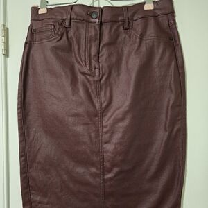 Next Maroon Pencil Skirt